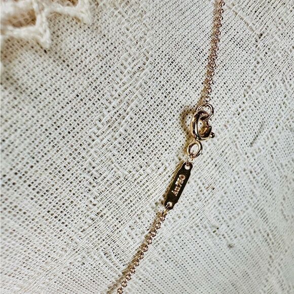 Tiffany & Co Love and Arrow Pendant Necklace in 18k Rose Gold, 16-18" - Picture 7 of 8